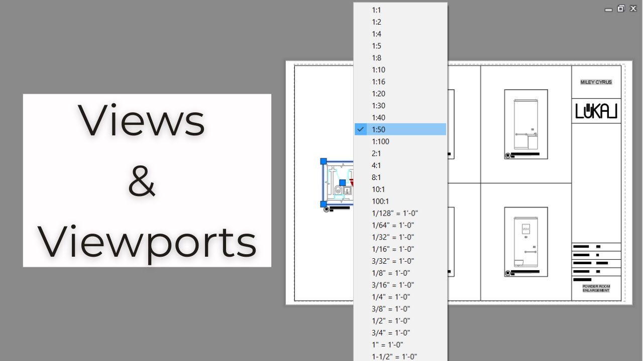 How to Create Views and Add Viewports to your Sheet - AutoCAD for Beginners