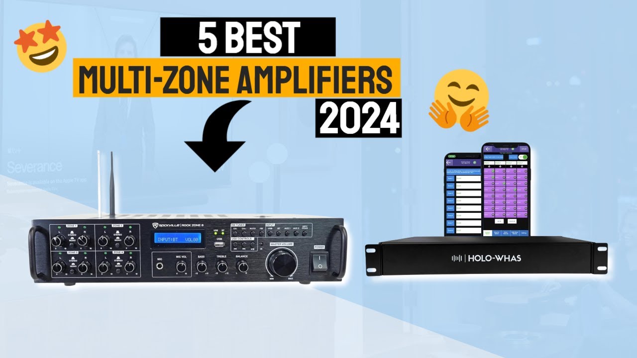 Best Multi-Zone Amplifiers of 2024 | Top 5 Reviews: Rockville, HOLO-WHAS, Dayton Audio, Juke Audio