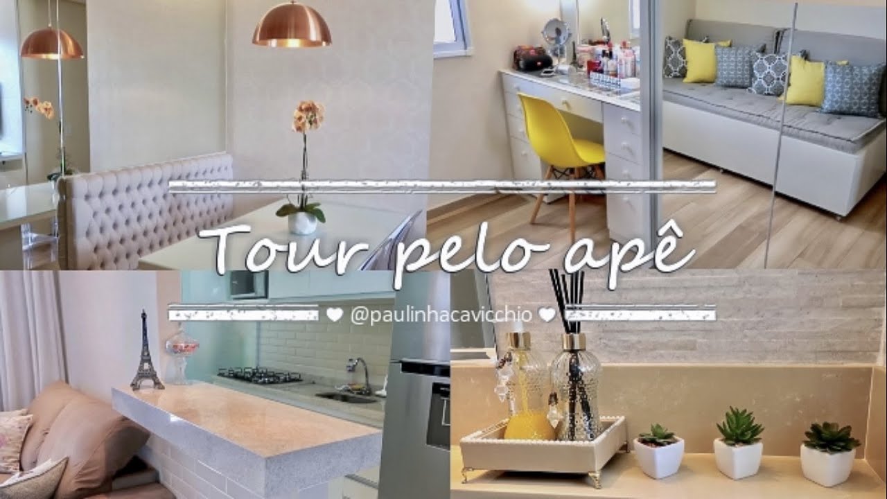 Tour pelo Apê atualizado por Paulinha Cavicchio