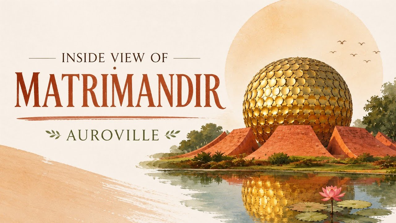 Inside View of Matrimandir | Matrimandir | Auroville | The Mother