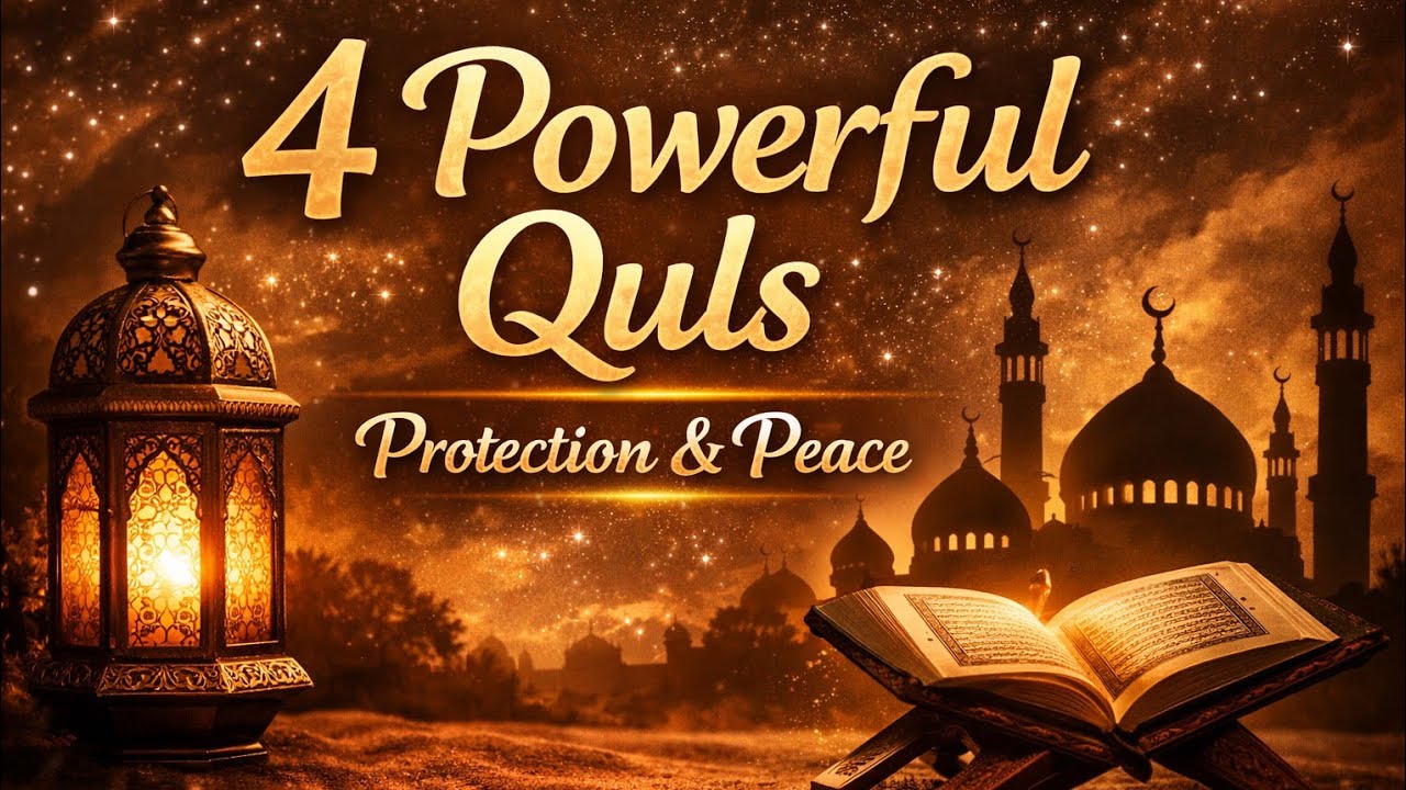 4 Qul Full Recitation  | Surah Ikhlas, Falaq, Nas & Kafirun | Morning & Night @SukoonQuran-y6w