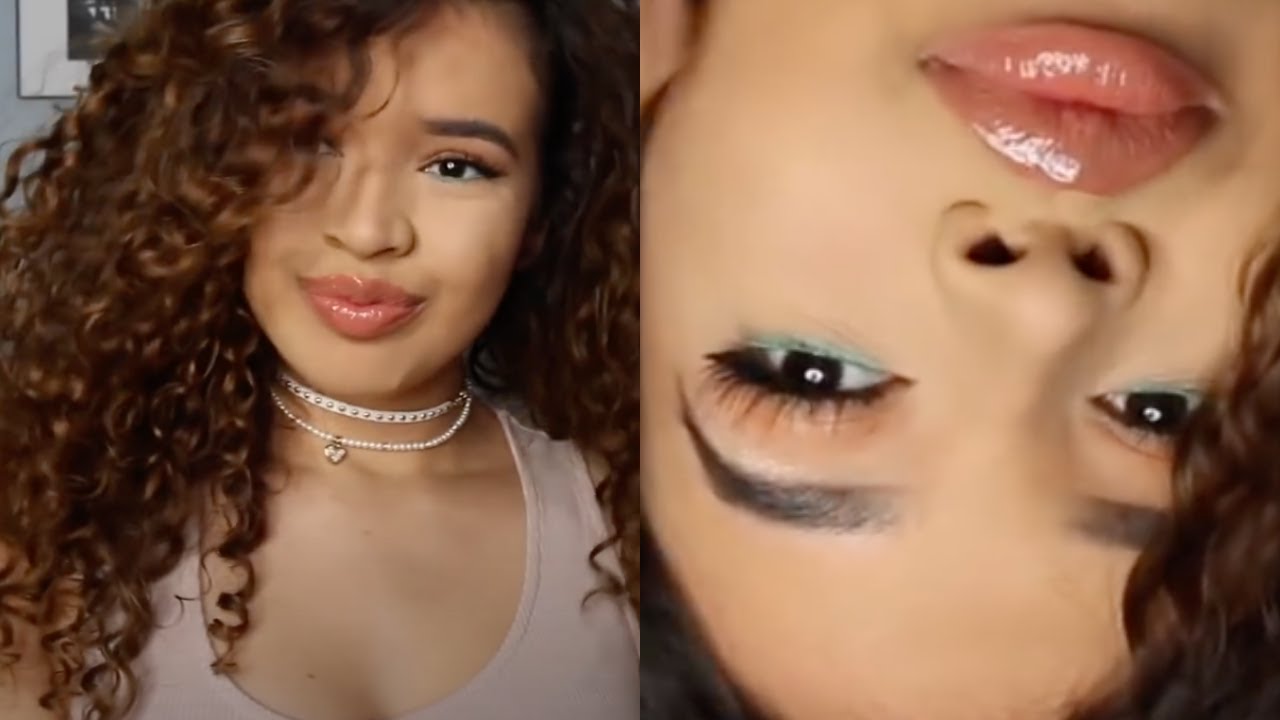 Get Ready With Me | GLOSSY LIP & Blue POP Eyes!