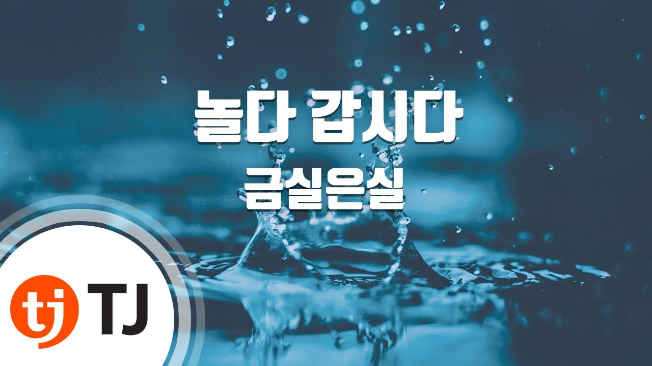 [TJ노래방] 놀다갑시다 - 금실은실 / TJ Karaoke