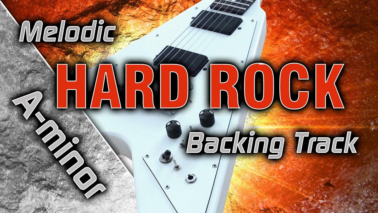 Melodic Hard Rock / Heavy Metal Backing Track, Jam in Am  / A-minor / A-moll