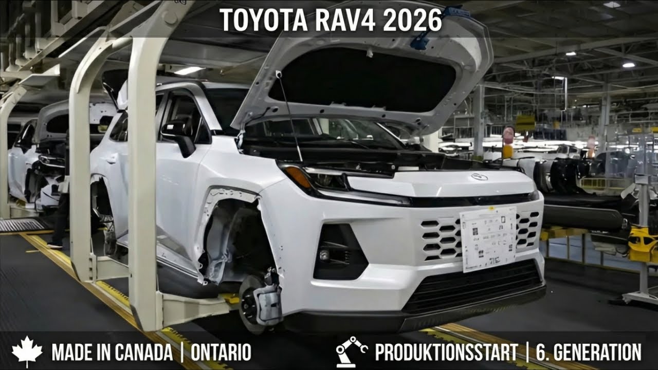 Toyota RAV4 Produktion der 6. Generation läuft an