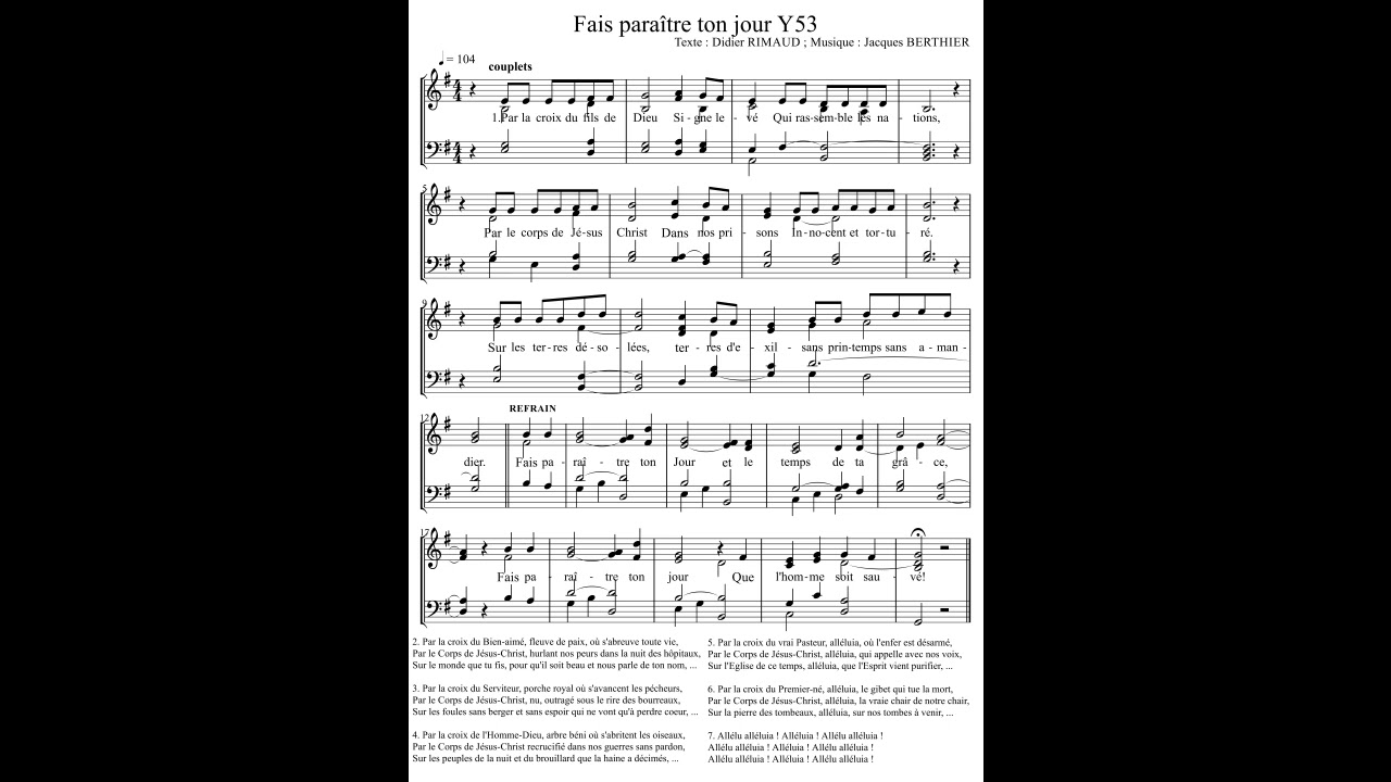 Fais paraître ton jour Y53