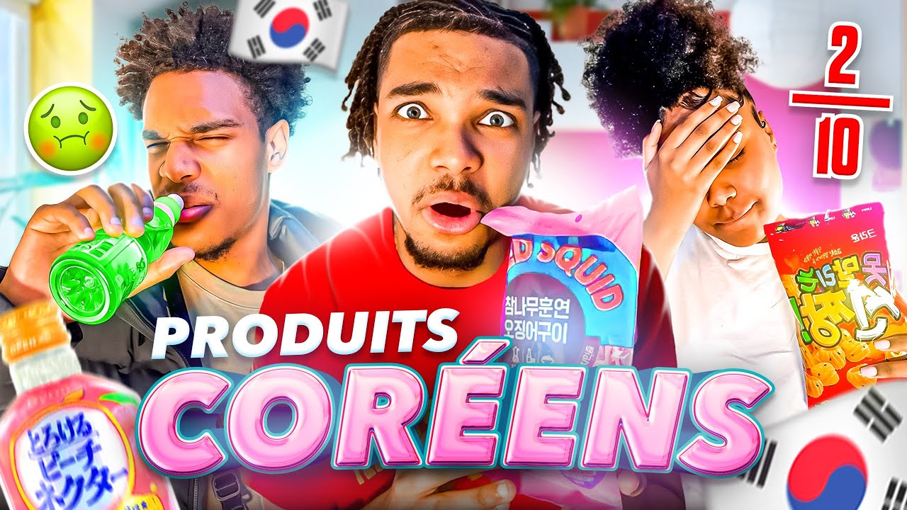 ON GOUTE DES PRODUITS CORÉENS (j’ai vomis..)