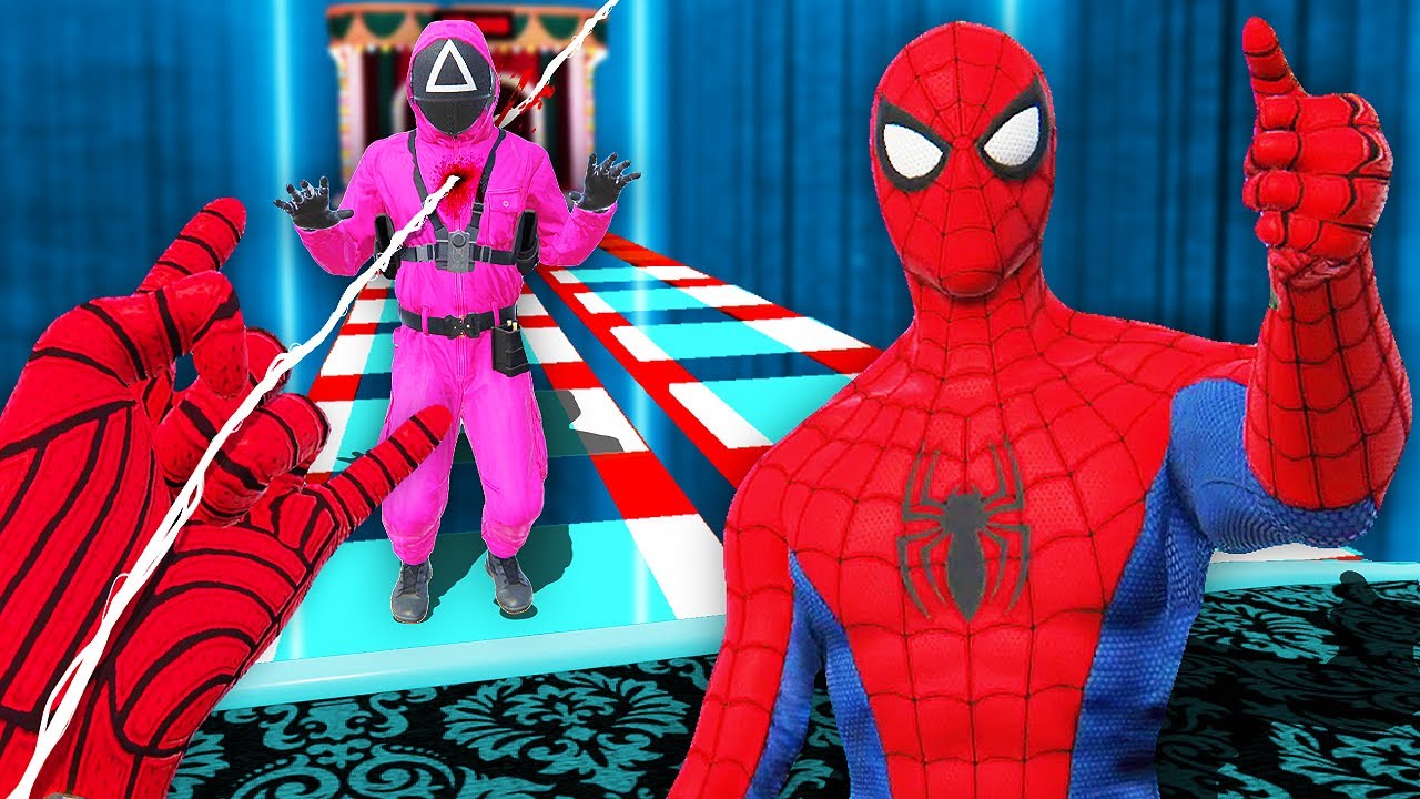 SPIDERMAN Enters Squid Game (Bonelab VR Mods)