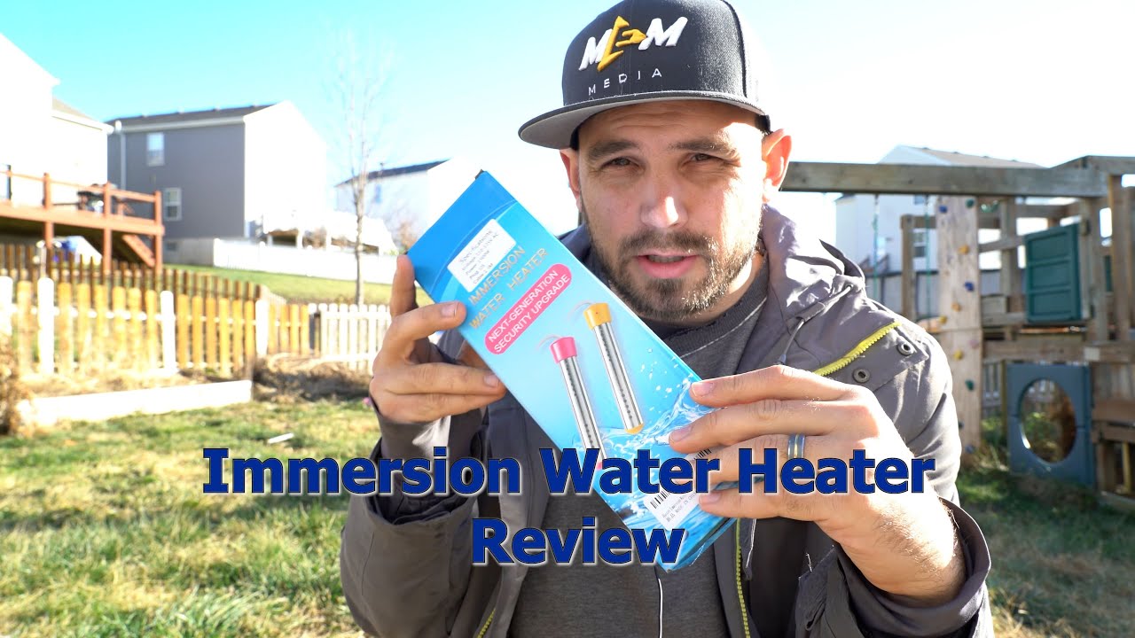Immersion Water Heater Review - Tested on Inflatable Hot Tub