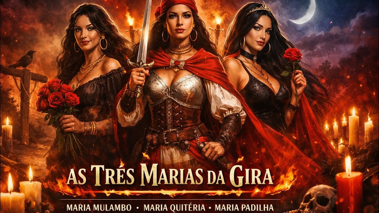 Ponto das Três Marias 🔥 Maria Mulambo, Maria Quitéria e Maria Padilha | Ponto de Umbanda 