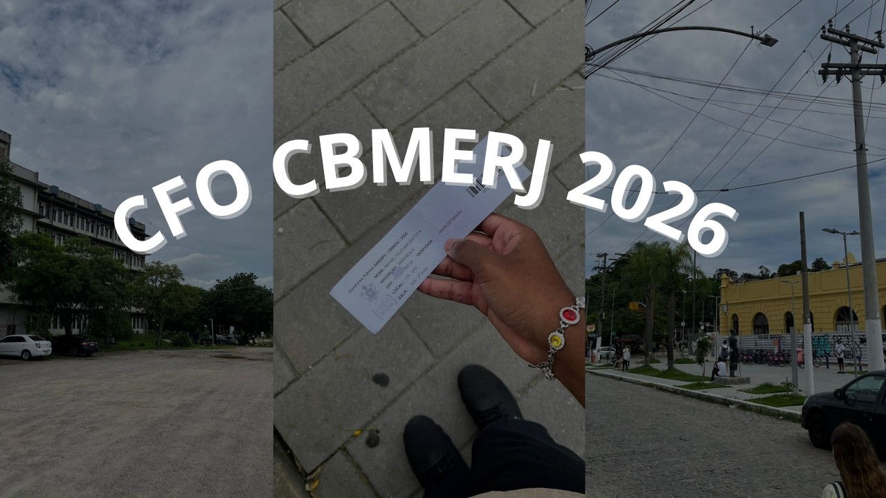 CFO CBMERJ 2026 l DEU BOM?? l O QUE VOU FAZER AGORA