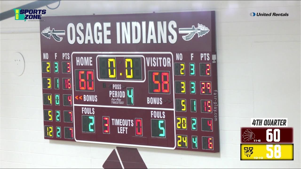 Osage Indians vs. Versailles Boys Basketball Live Stream 2/3/26 - MoSportsZone - Cool 102.7