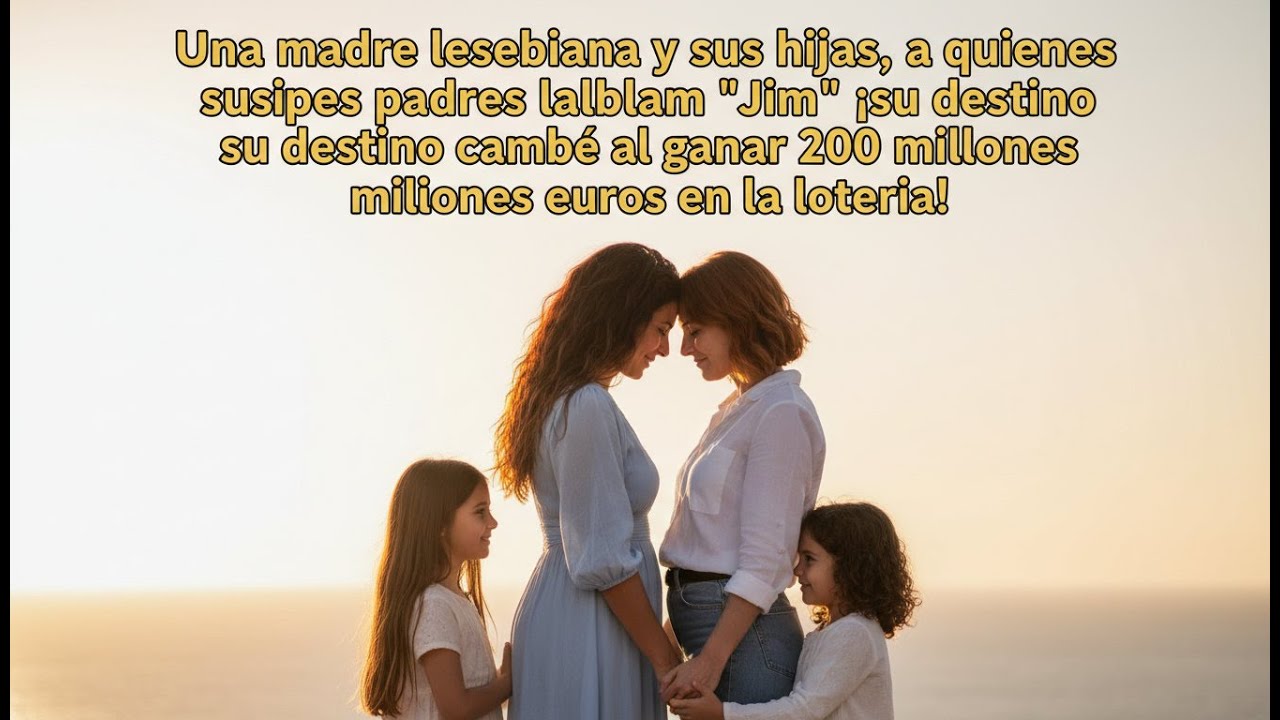 Una madre lesbiana y sus hijas, a quienes sus padres llamaban 'Jim', ¡su destino cambió al ganar 200
