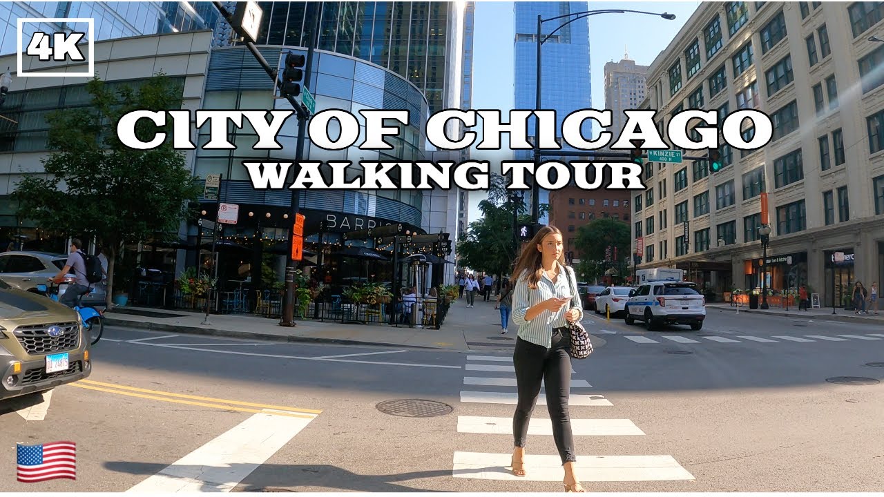 CHICAGO 🇺🇸 Summer 2023 Walking Tour - Division Street & Clark Street [4K]