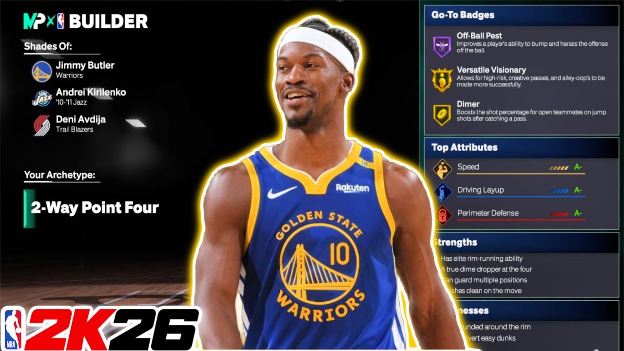 Best JIMMY BUTLER Build With ALL ANIMATIONS in NBA 2K26