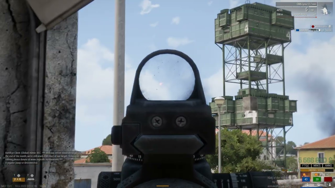 O SNIPER ANTIAEREO - ARMA 3  - KING OF THE HILL