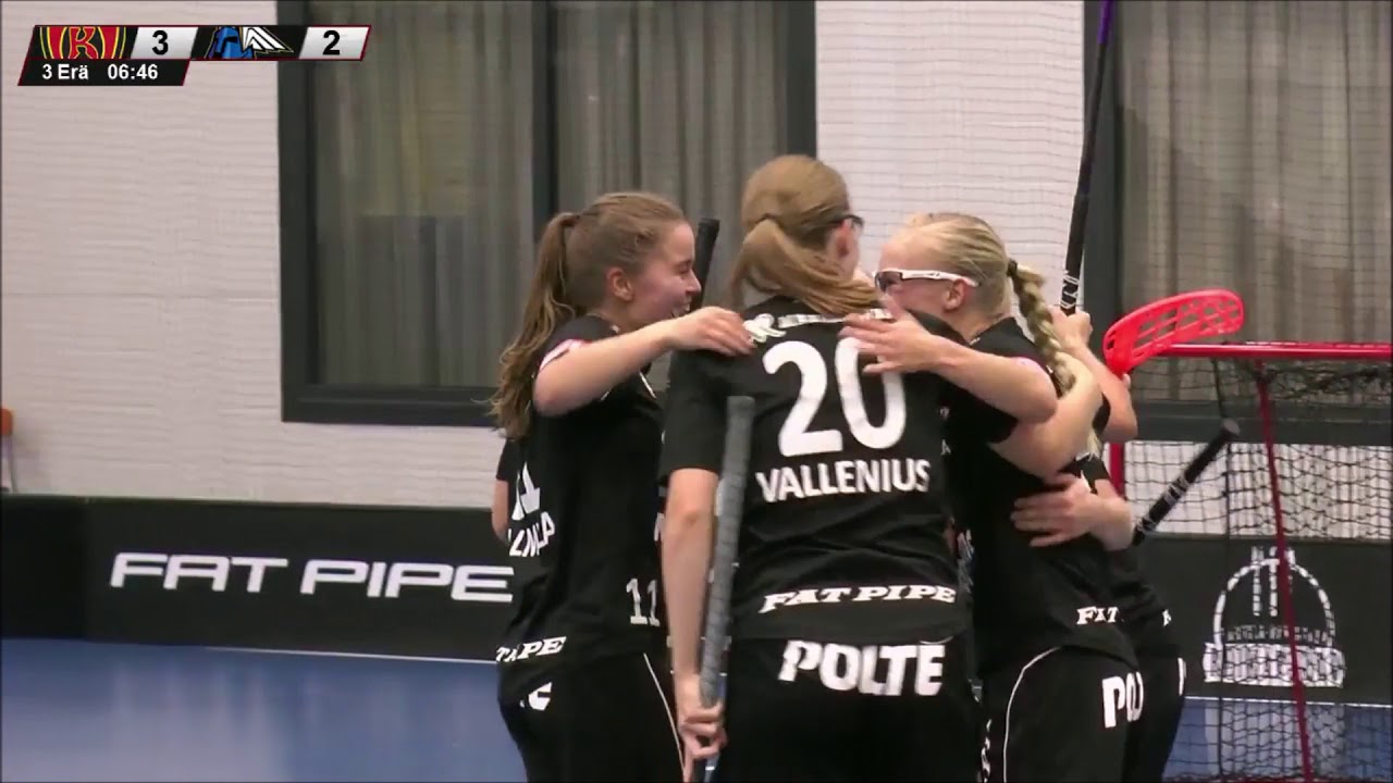 Naisten salibandyliiga: Koovee vs. EräViikingit (16.9.2018) - Maalikooste