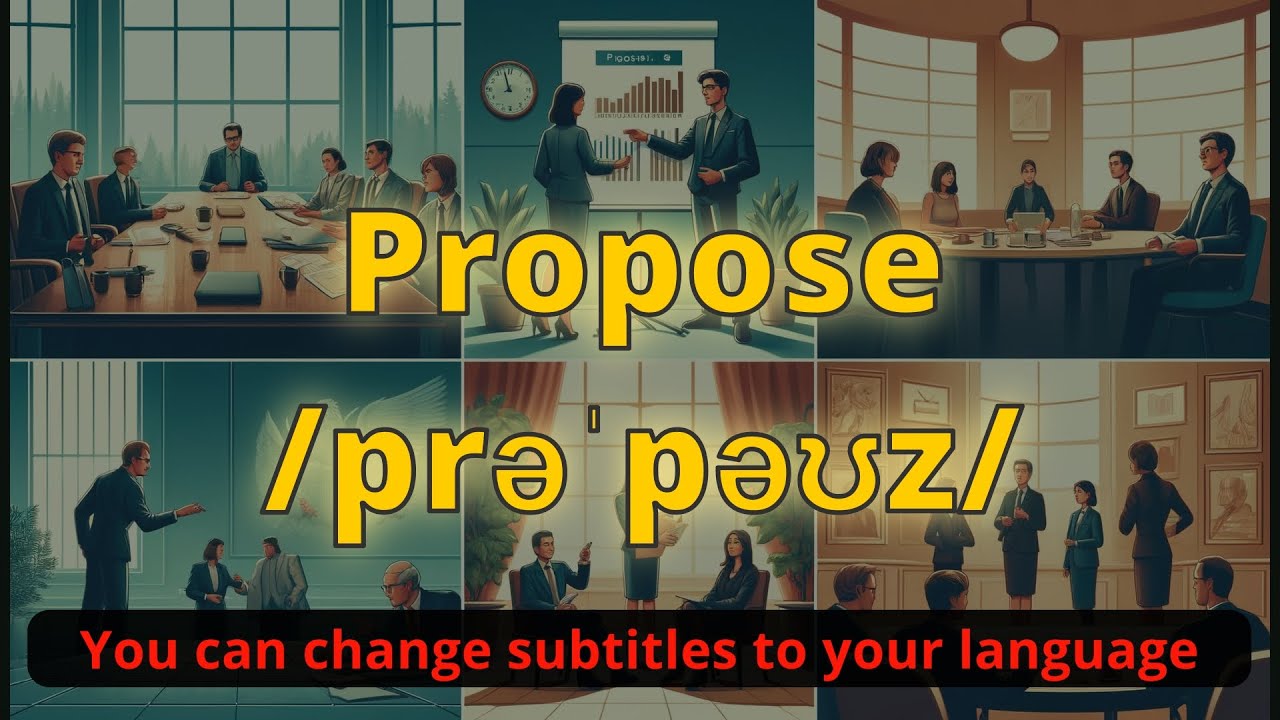 Propose meaning with 5 examples