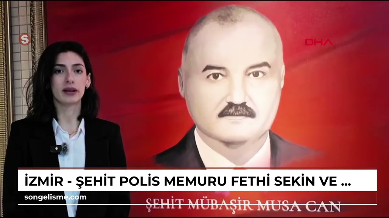 İzmir - Şehit polis memuru Fethi Sekin ve m&uuml;başir Can&rsquo;a videolu anma