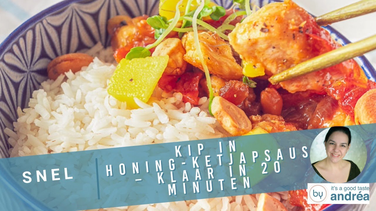 Kip in Honing-Ketjapsaus met Mango – Klaar in 20 Minuten