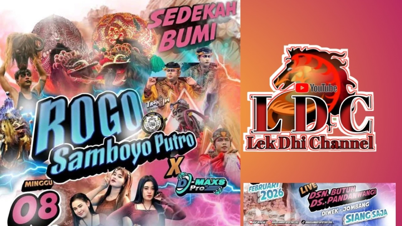 Live jaranan ROGO SAMBOYO PUTRO ft D-MAXS Live dsn. Butuh Pandanwangi Diwek Jombang