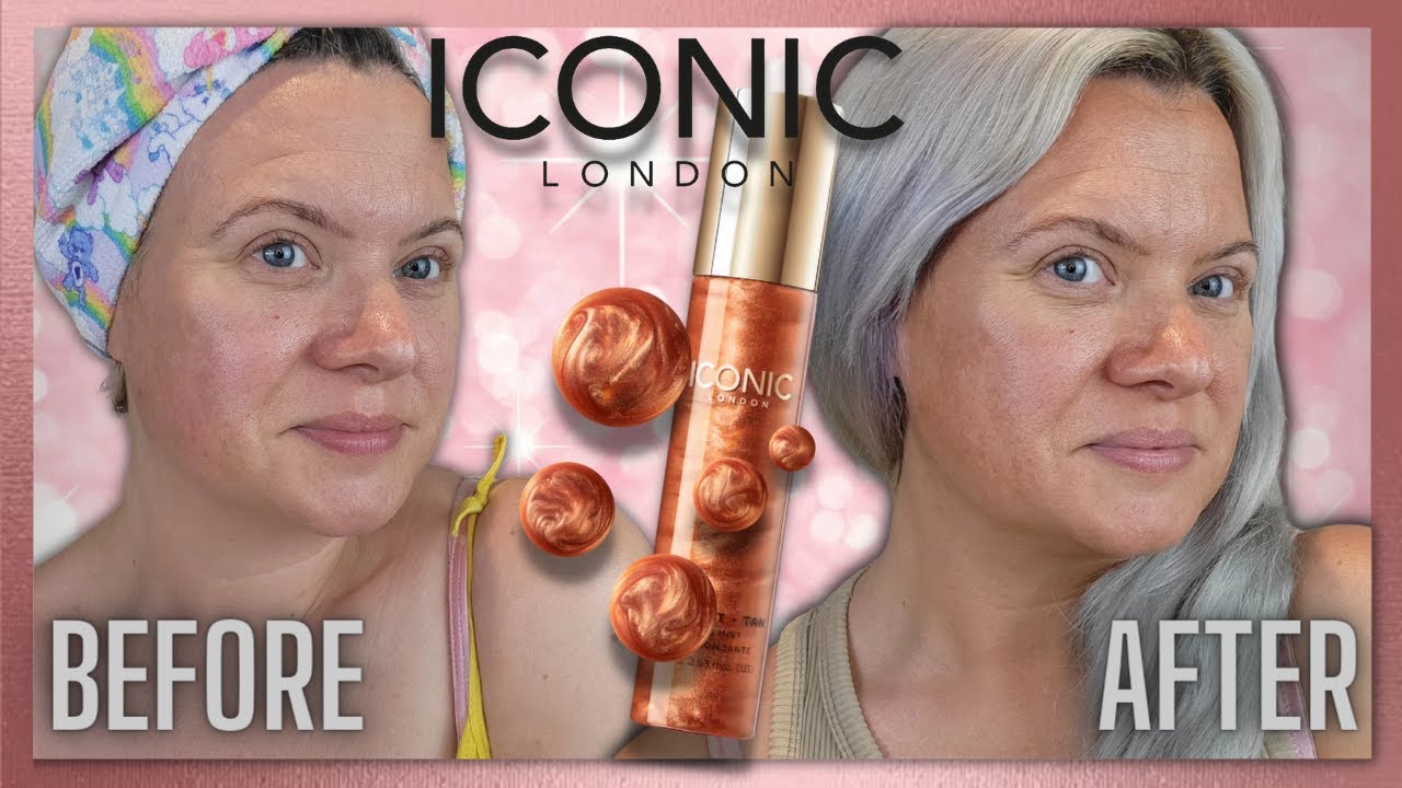 ICONIC LONDON Prep Set Tan Self Tanning Mist Glow Application & Review | Clare Walch