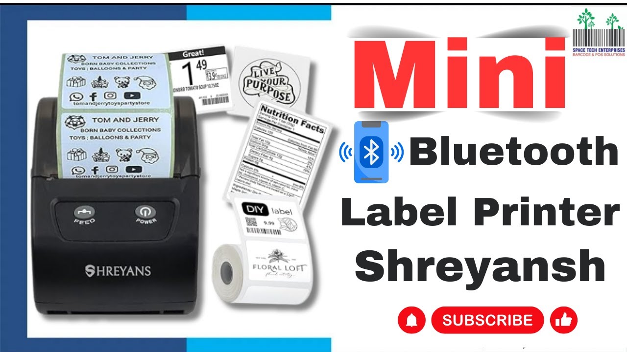 Shreyans SRS58D Thermal Label & Receipt Printer | 2