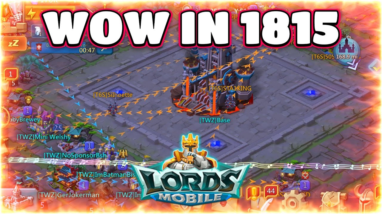 WOW In Kingdom 1815 - Lords Mobile
