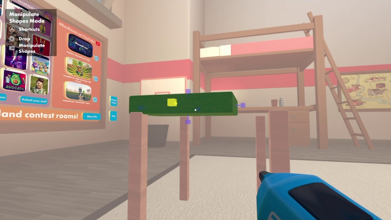 Rec Room Screen play chair tutorial