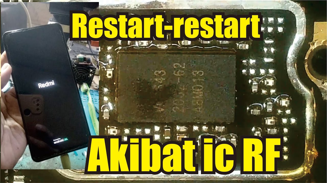 Redmi Note 9 Restart bootloop ic sinyal