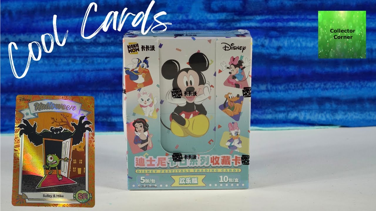 Disney Mickey Mouse Festivals Trading Cards Kakawow Unboxing