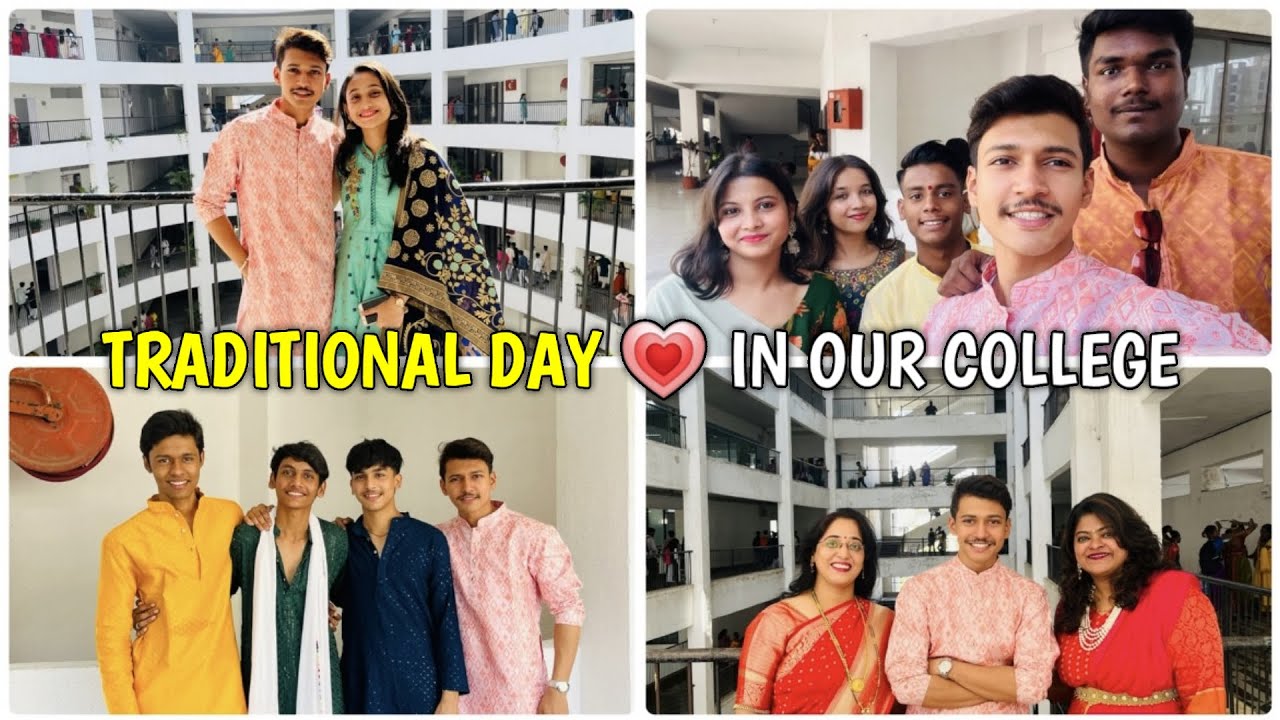 Traditional Day 💗 In Our College | Viva College | Dpu Diaries