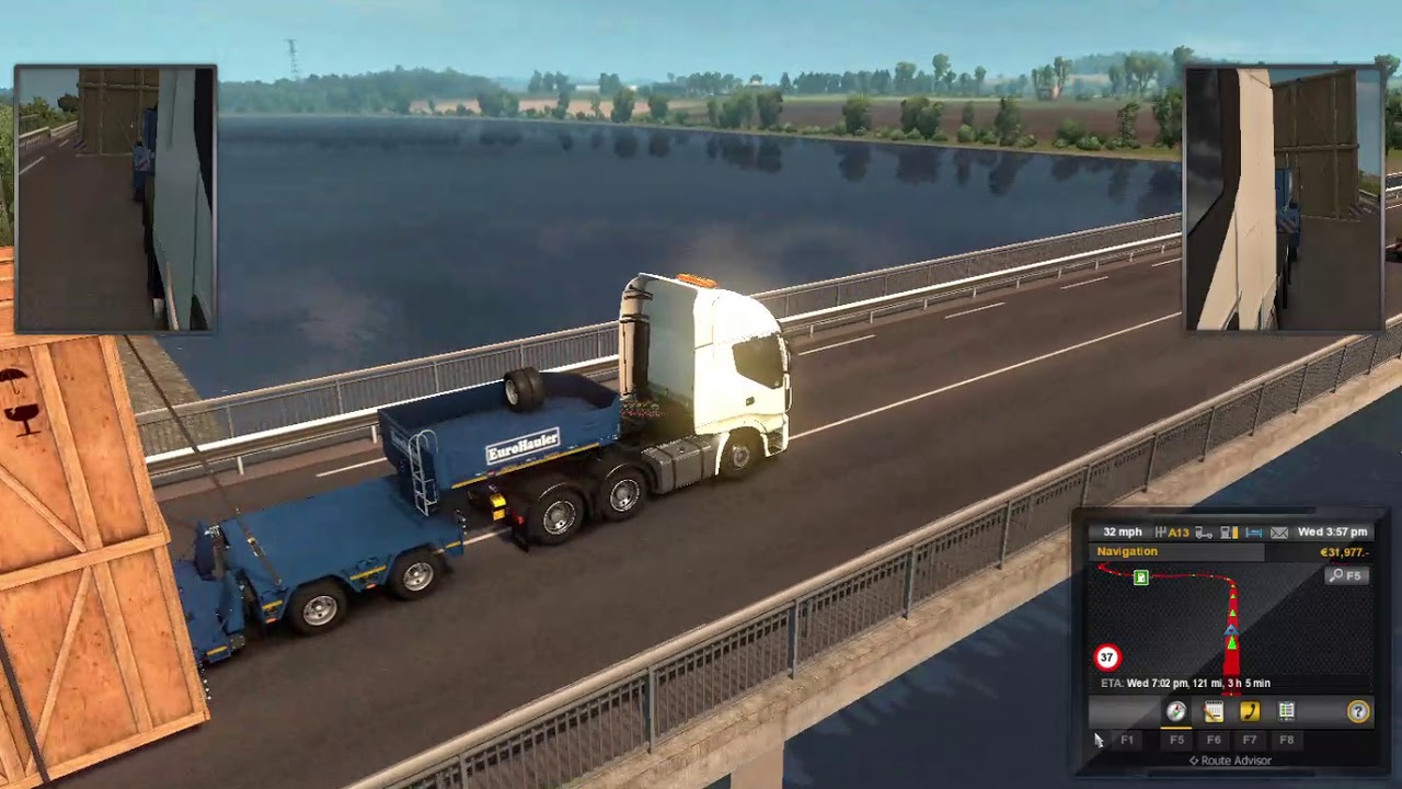Euro Truck Simulator 2 Fragile cargo Delivery Part 1