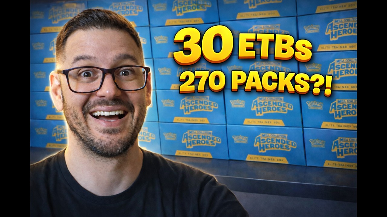 $3,000 in Pokémon ETBs… 270 Packs (409 Pack Finale)