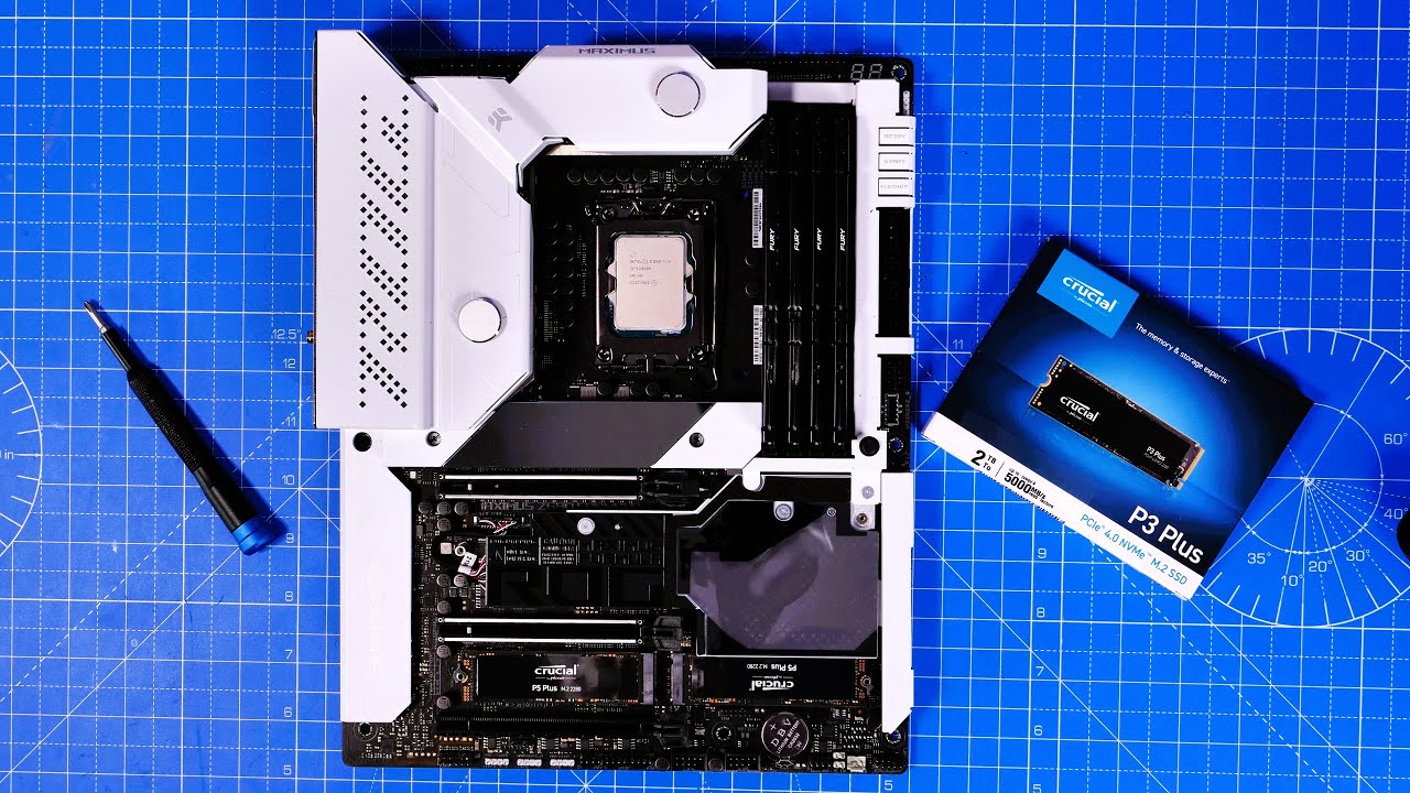 How to install Crucial P3 Plus and check its working properly