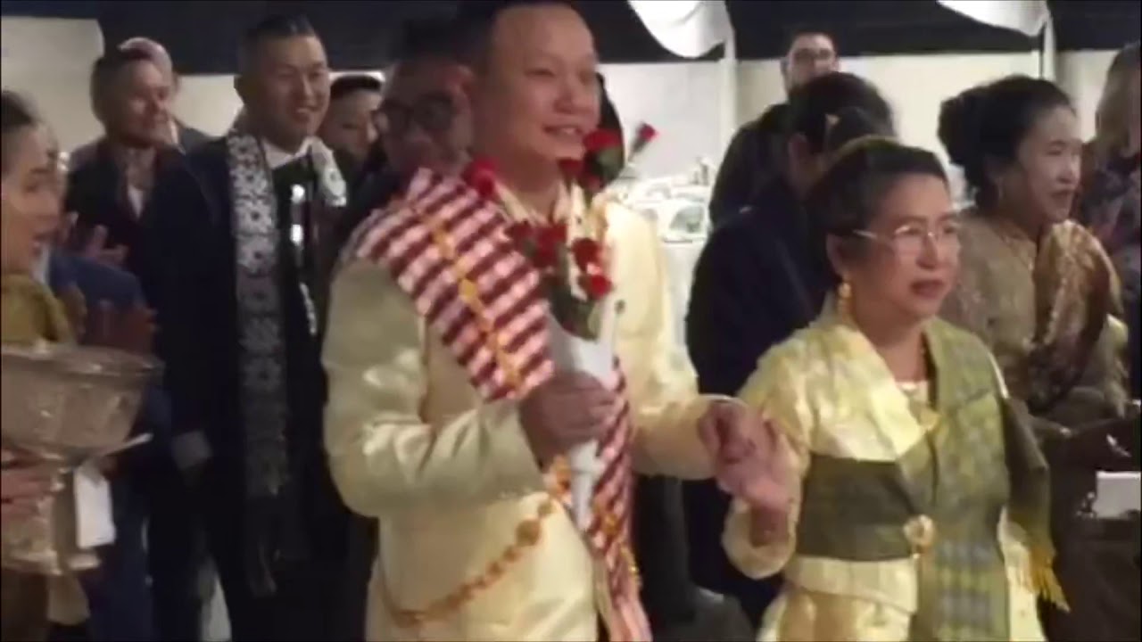 Iu Mien and Laos traditional wedding Ahinh & Jenny