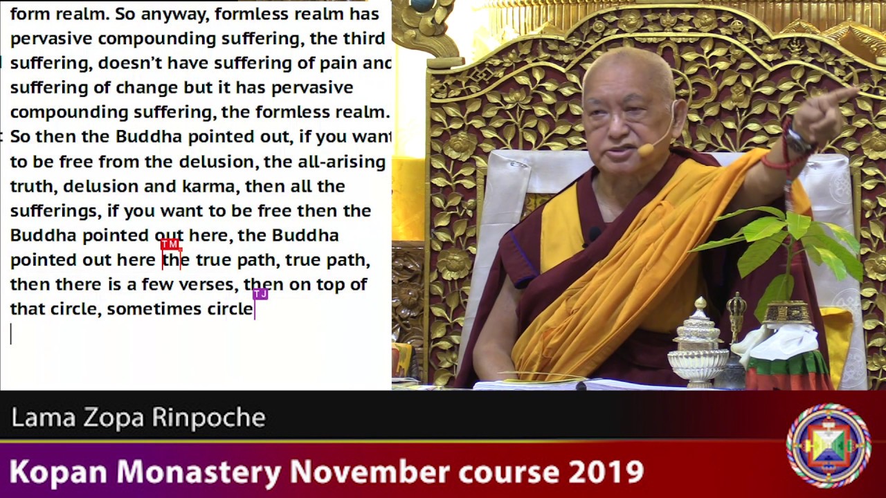 20191211 1900 LZR Kopan - Wheel of life & the 12 links. Death can happen anytime. Remember this!