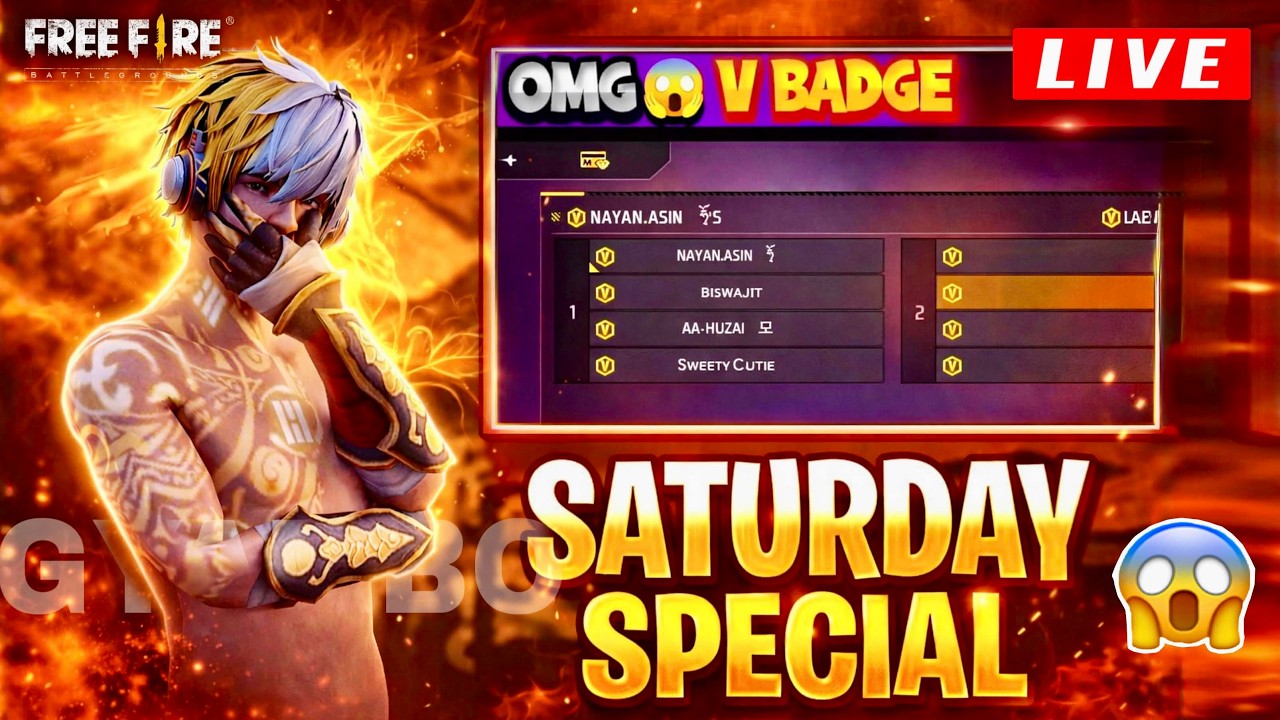 FREE FIRE LIVE 🔴 SATURDAY SPECIAL -  GIVEAWAY -  Diamonds  💎 Esewa 💰 #freefire #tondegamer