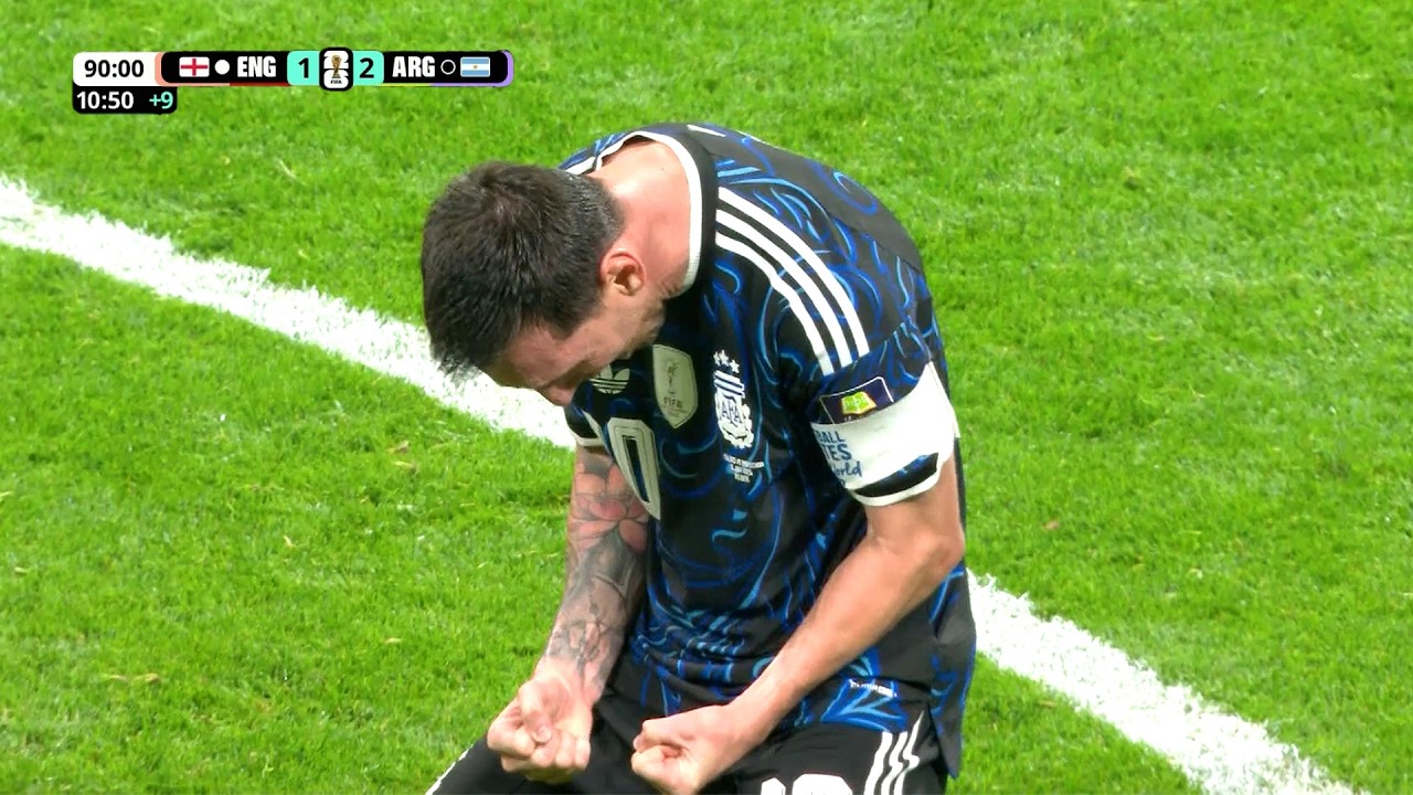 Lionel Messi vs England (World Cup 2026) - English Commentary - HD 1080i