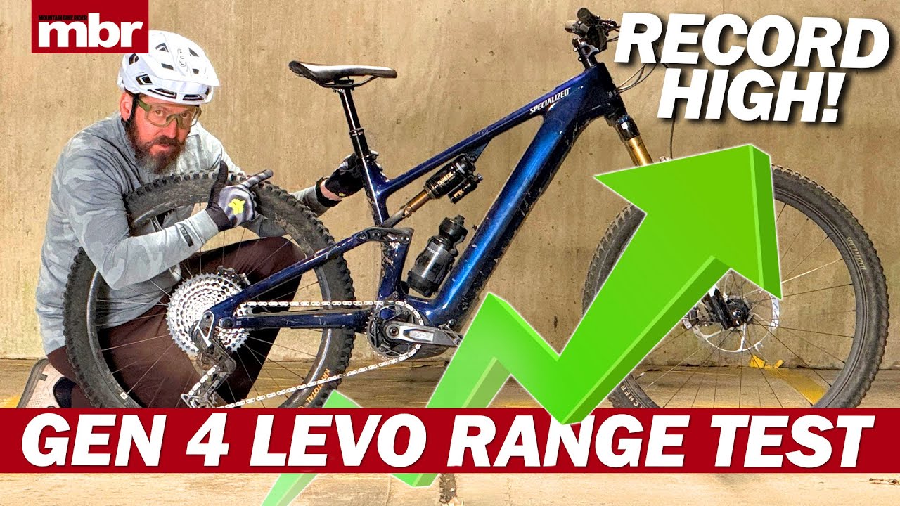 🔥 Specialized’s Gen 4 Turbo Levo real world range test - a new record!! 🔥