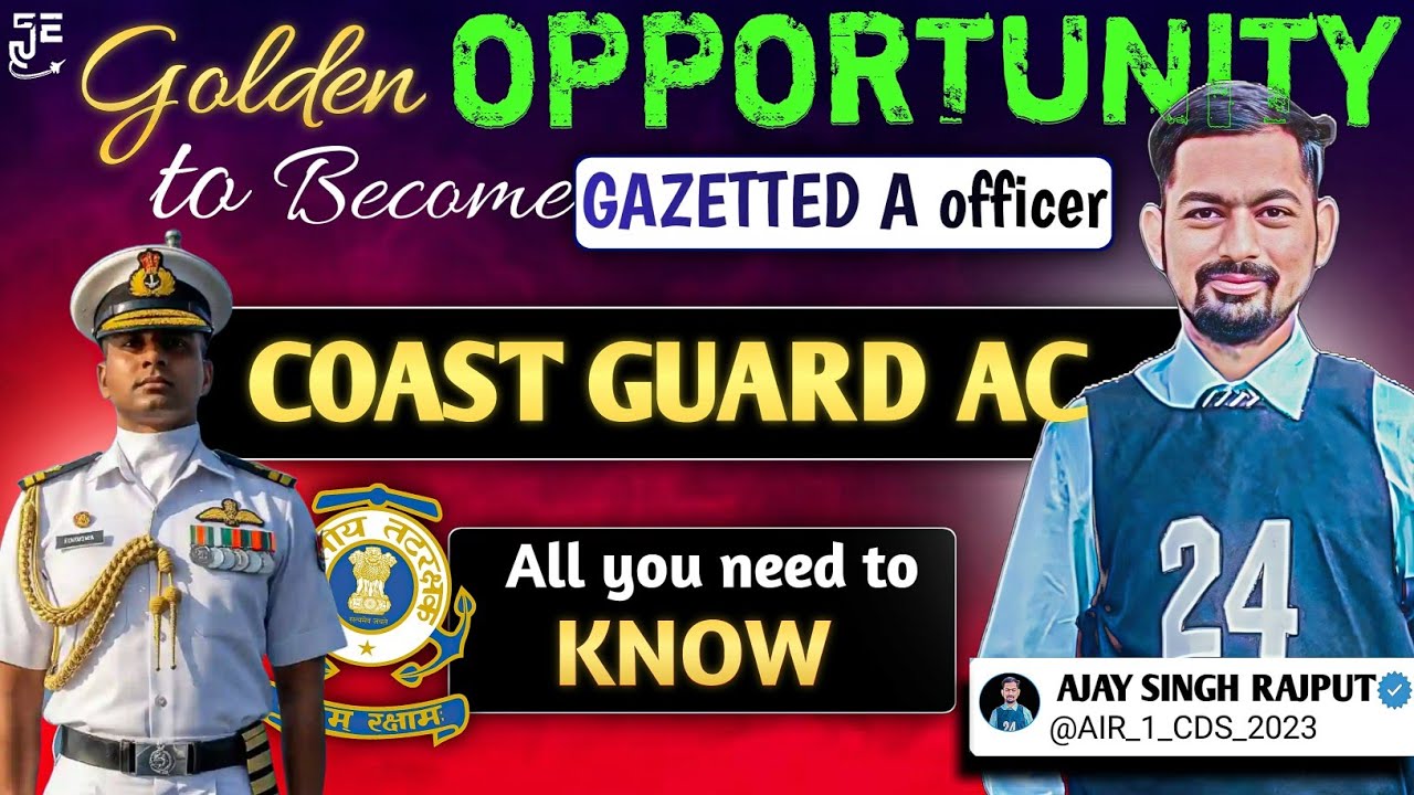 What To Study For Coast Guard AC || Exam Pattern & Sources || Score High || By UPSC CDS AIR 1