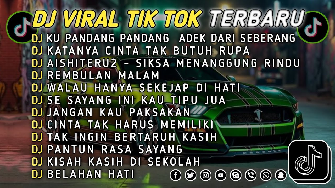 DJ TIKTOK TERBARU 2025 || DJ CINTA DARI SEBERANG 🎵 DJ KATANYA CINTA TAK BUTUH RUPA 🎵 FULL ALBUM❗❗