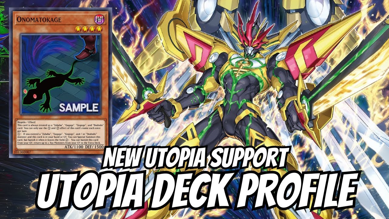 ONOMATOKAGE! New Utopia Support! Combos & YUGIOH Deck Profile