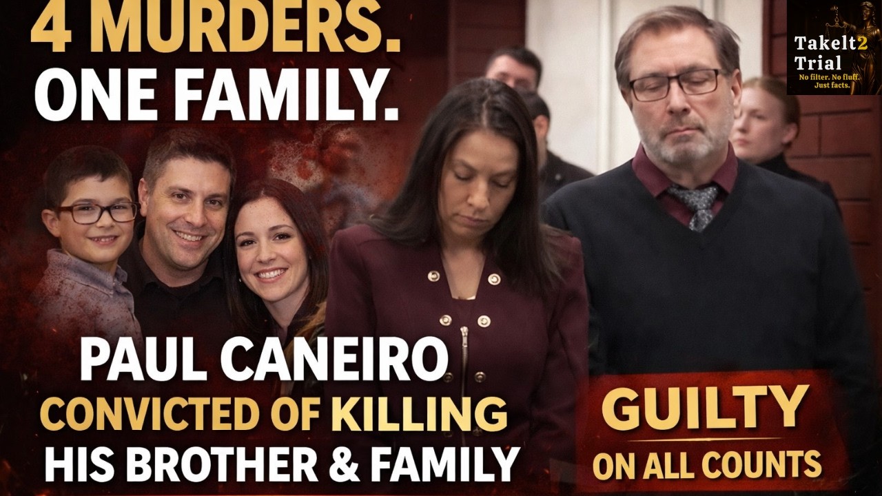 4 Murders. One Family. Paul Caneiro Convicted of Killing His Brother & Family | Guilty on All Counts