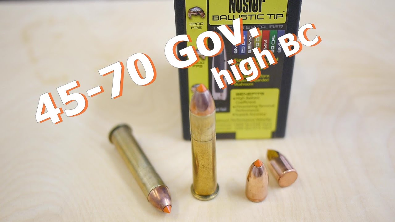45-70 Government - the modern way with Nosler bullets