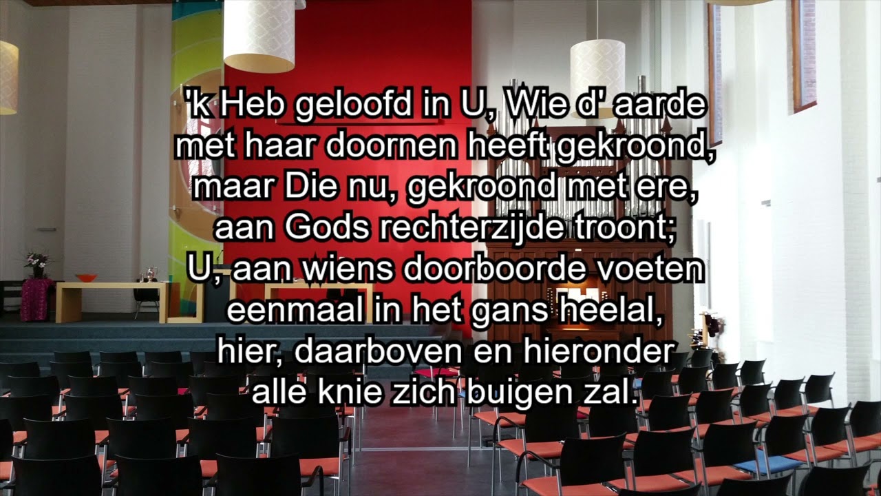'k Heb geloofd en daarom zing ik (Opwekking 311/Gezang 162 Ger. Kerkboek)