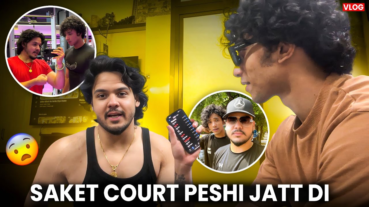 Saket court peshi jatt di 🔥 | Rohit kyun hua naraz Yogesh se?
