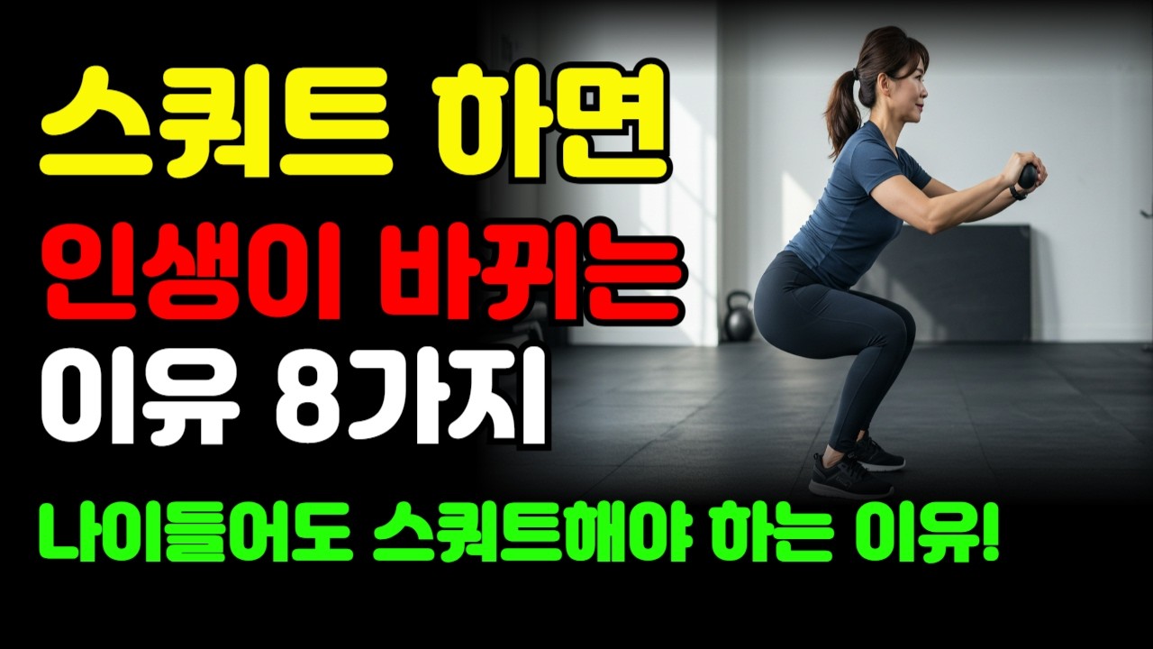 스쿼트 매일 하면 생기는 몸에 변화 효과 8가지