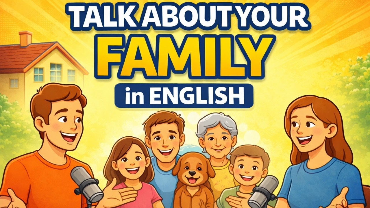 Describe Your Family in English | Listening & Conversation Practice