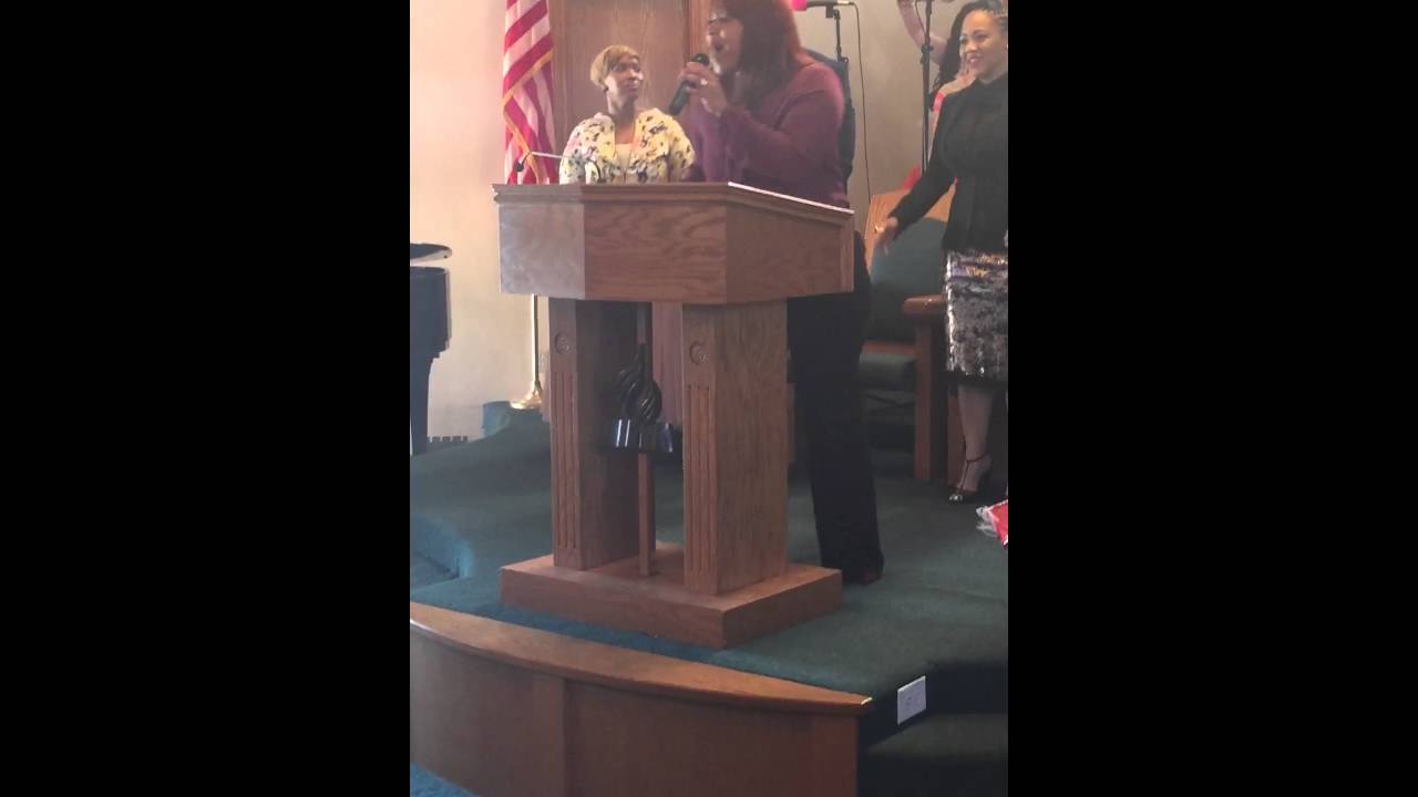 Tina Campbell singing 
